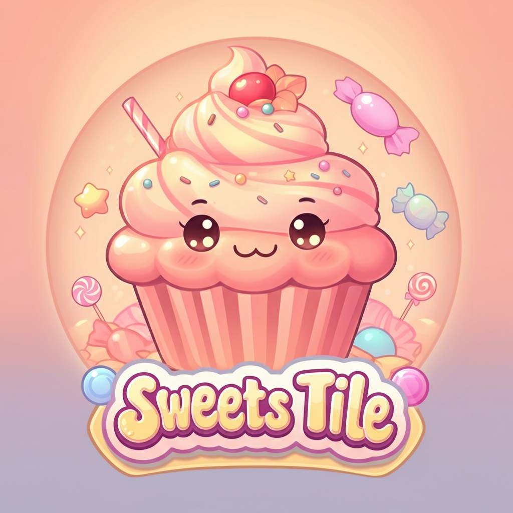 Sweets Tile Logo Game - SIV Games